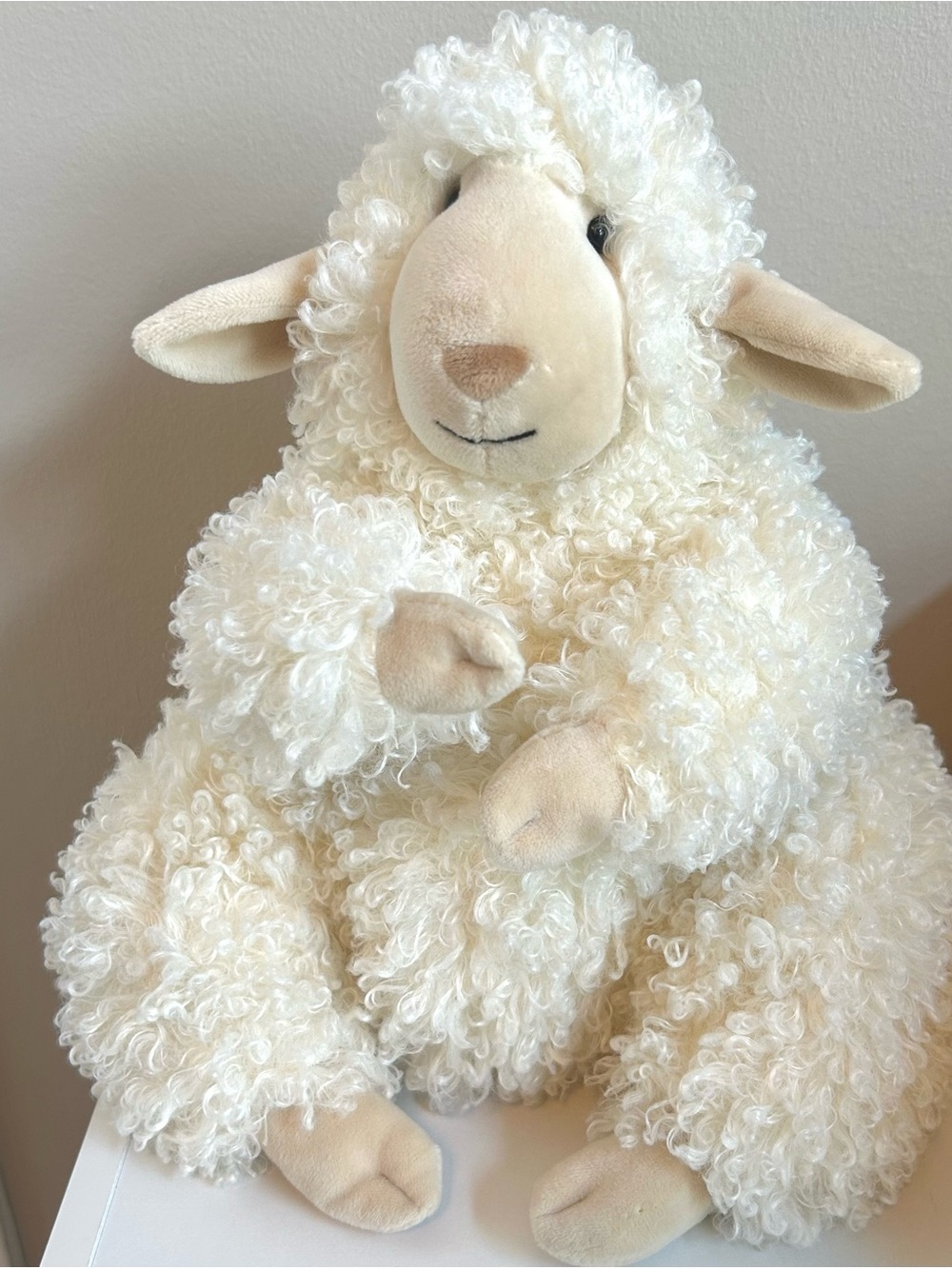 Jellycat Bobbleton Sheep (Retired)Curly Plush Sitting Nursery Decor
10" - Picture 2 of 13